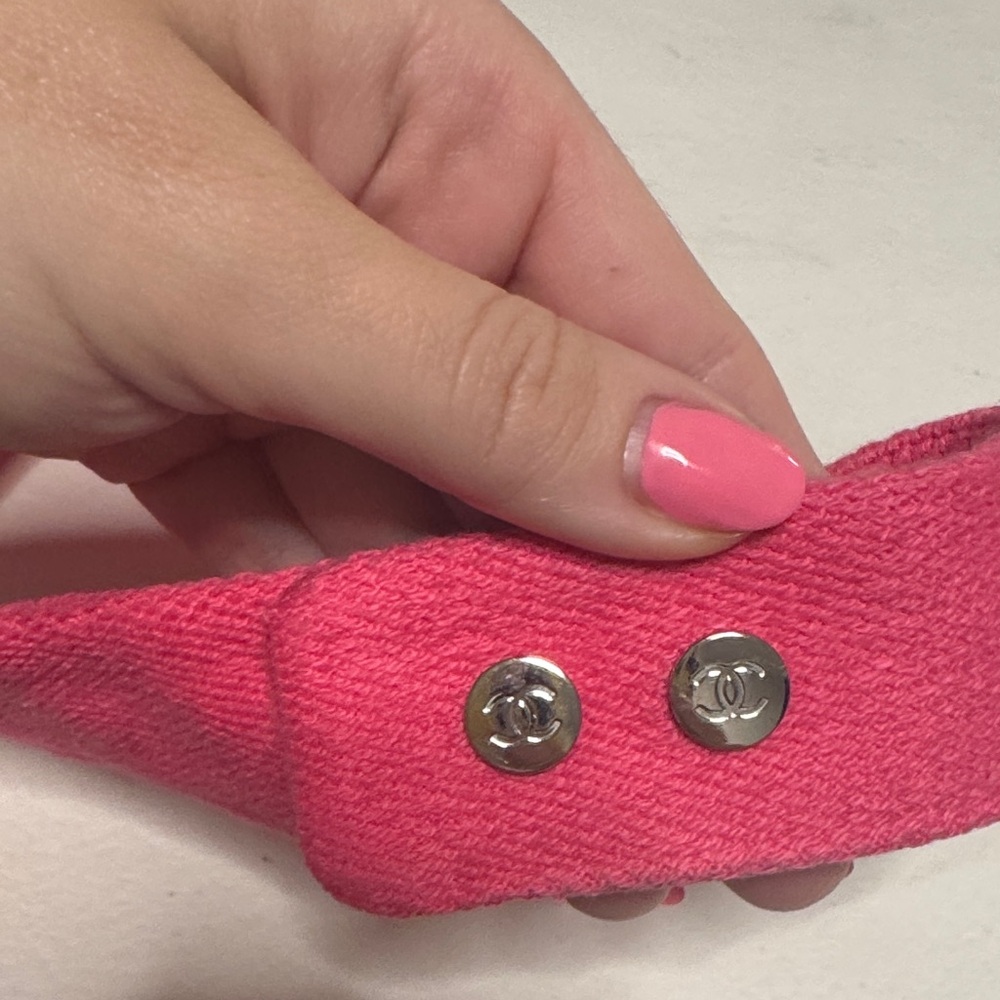 Chanel Pink terry Visor - Picture 5 of 8